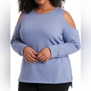 Long Sleeve Cold Shoulder Top